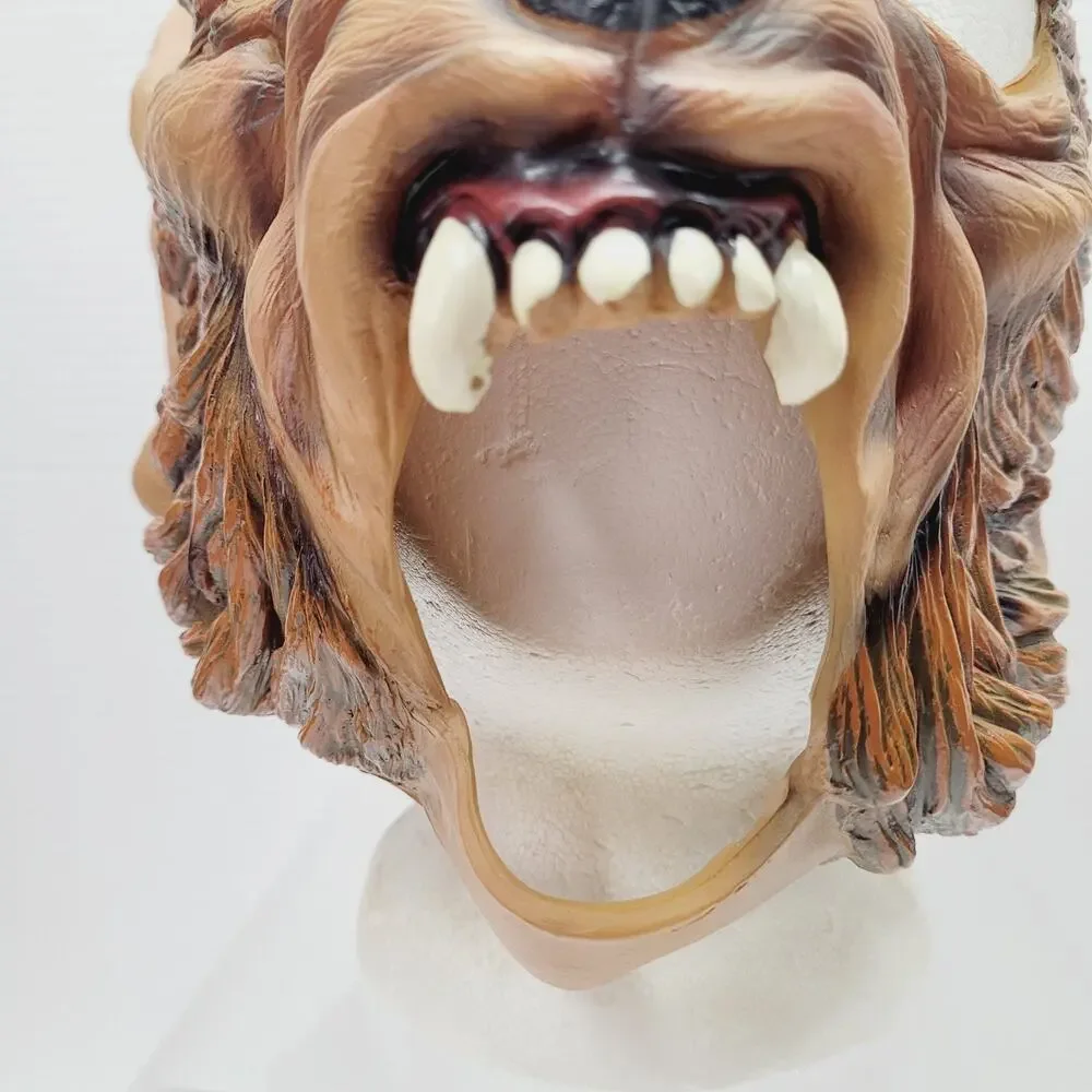 2004 Disguise Company Werewolf Halloween Mask Wolfman Heavy Rubber